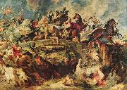 Peter Paul Rubens Amazonenschlacht painting